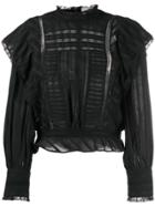Isabel Marant Étoile Peplum Hem Blouse - Black