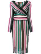 Missoni Striped Wrap Dress - Multicolour