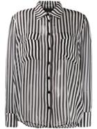 Federica Tosi Striped Shirt - Black