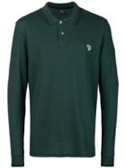 Ps By Paul Smith Longsleeved Polo Shirt - Green