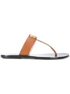 Gucci Marmont Thong Sandals - Brown