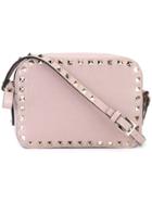Valentino Valentino Garavani 'rockstud' Crossbody Bag - Pink & Purple