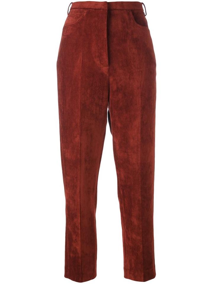 Golden Goose Deluxe Brand Corduroy Trousers, Women's, Size: Small, Brown, Cotton/viscose/polyamide/cotton