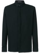 Kris Van Assche Micro-textured Shirt - Black