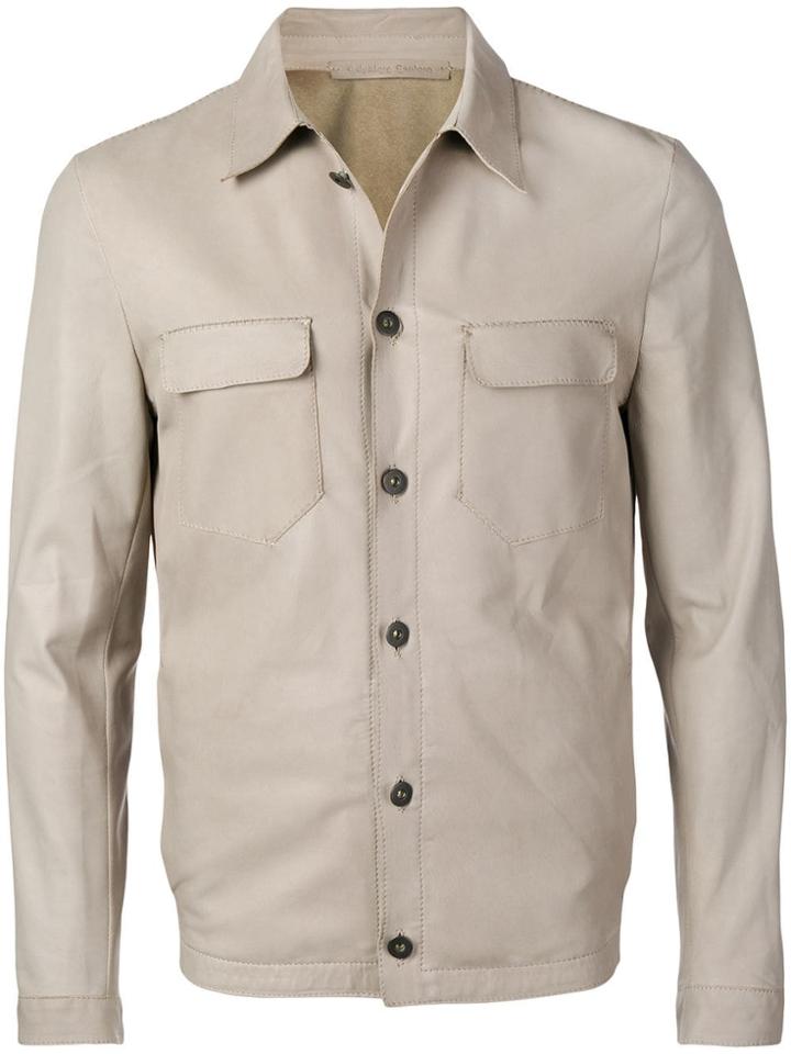 Salvatore Santoro Button-up Safari Jacket - Grey