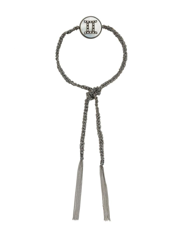 Carolina Bucci 18kt White Gold And Diamond Lucky Gemini Zodiac