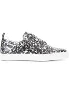 Pierre Hardy Slider Printed Slip-on Sneakers - Black