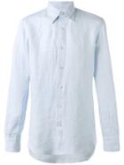 Barba - Chambray Shirt - Men - Cotton - 41, Blue, Cotton