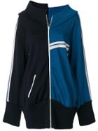 Erika Cavallini Audie Knitted Zip Jacket - Blue
