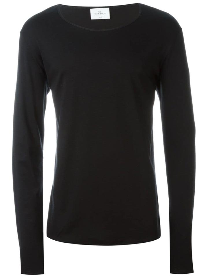 The White Briefs 'wheat' Long Sleeve T-shirt - Black