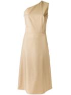 Andrea Marques - Asymmetric Dress - Women - Cotton - 38, Nude/neutrals, Cotton