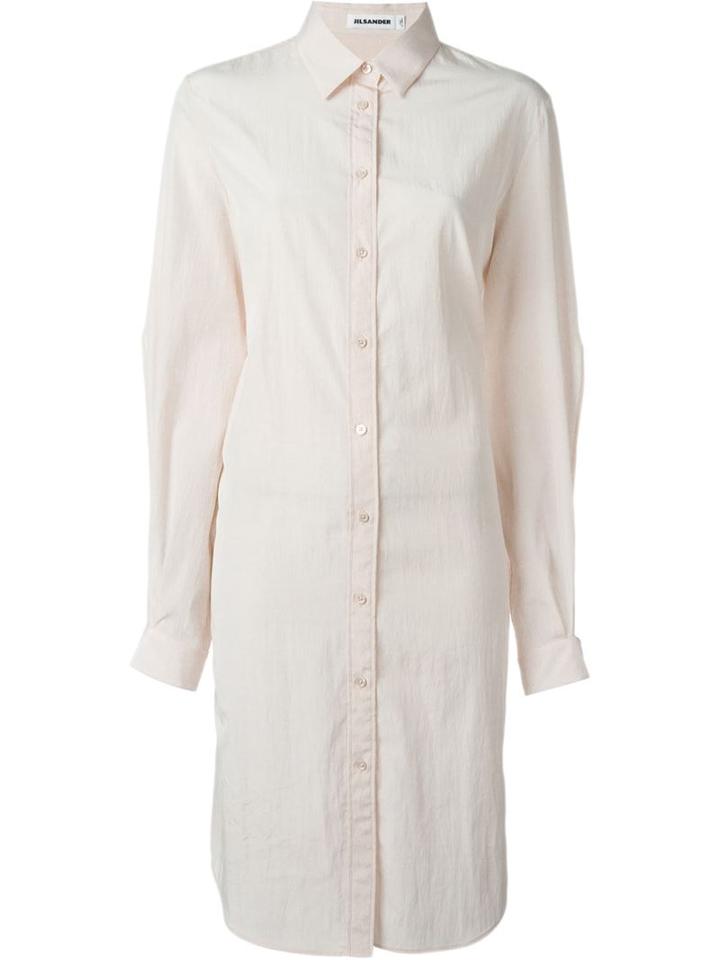 Jil Sander Cut-out Sleeve Long Shirt