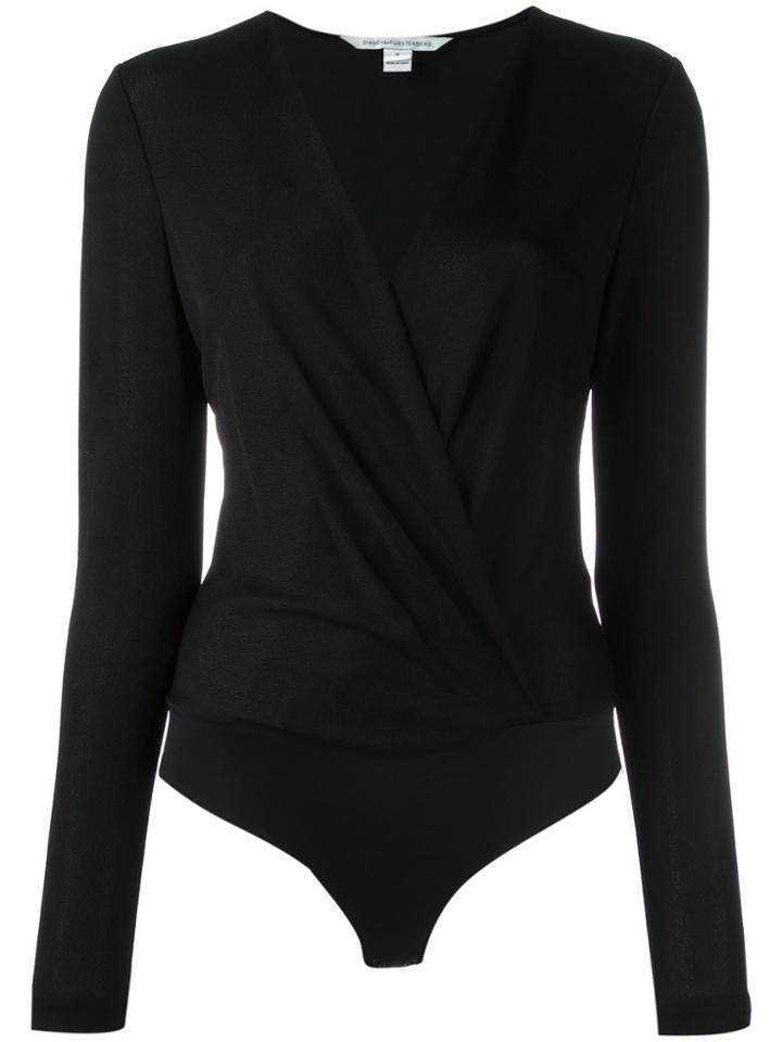 Diane Von Furstenberg 'lala' Bodysuit - Black