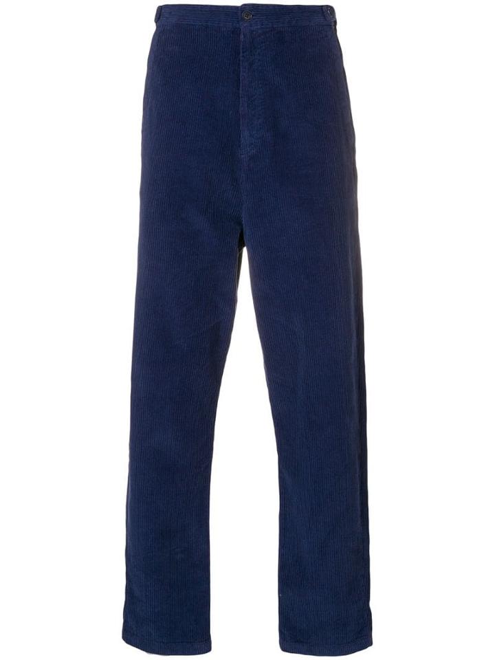 Henrik Vibskov Leo Corduroy Trousers - Blue