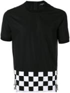 Dsquared2 - Checked Trim T-shirt - Men - Cotton - 48, Black, Cotton