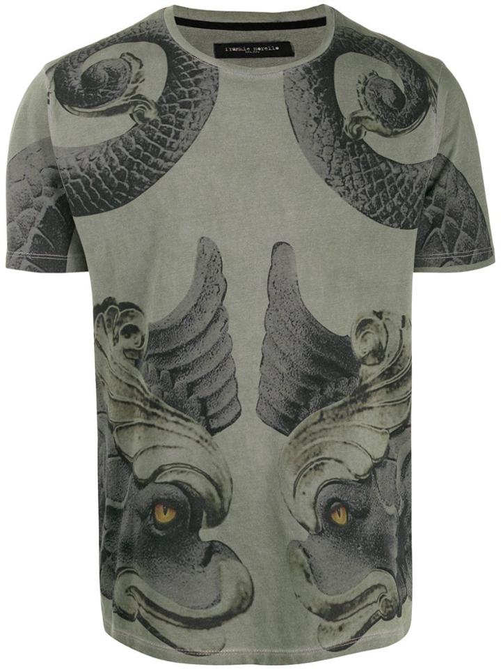 Frankie Morello All-over Print T-shirt - Green