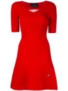 Romanye Dress - Women - Polyester/viscose - Xs, Red, Polyester/viscose, Philipp Plein