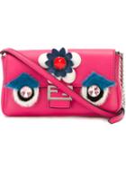 Fendi Micro 'baguette' Crossbody Bag, Women's, Pink/purple