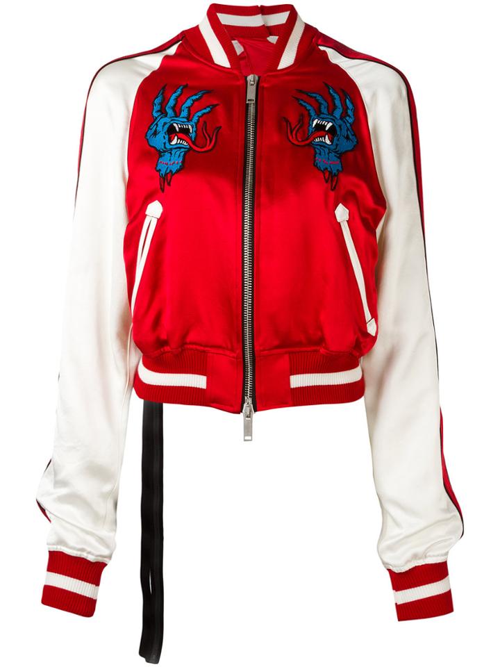 Unravel Project Embroidered Bomber Jacket