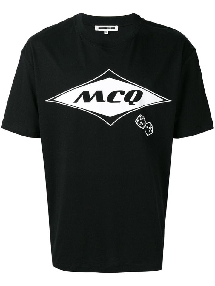 Mcq Alexander Mcqueen Diamond Logo T-shirt - Black