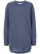 See By Chloé Oversized Marl Sweatshirt - Blue
