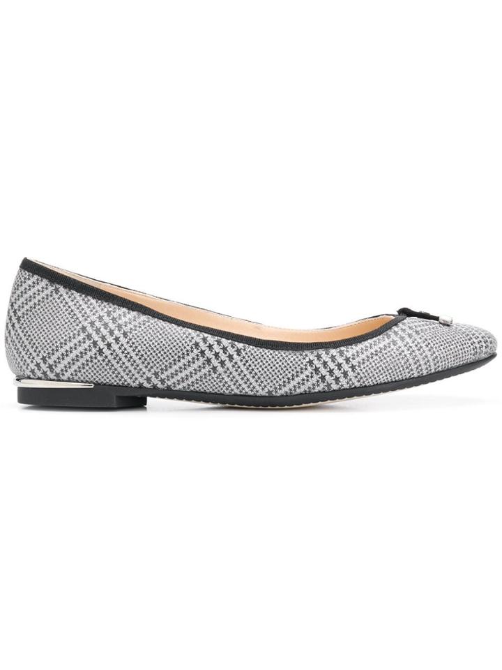 Jimmy Choo Jennie Ballerinas - Silver