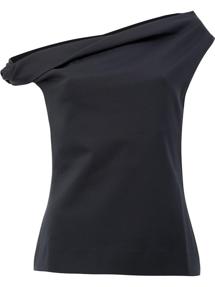 Balenciaga Off-shoulder Top, Women's, Size: 40, Black, Polyamide/spandex/elastane/viscose