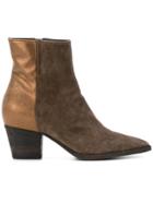 Officine Creative Audrey Two-tone Boots - Brown