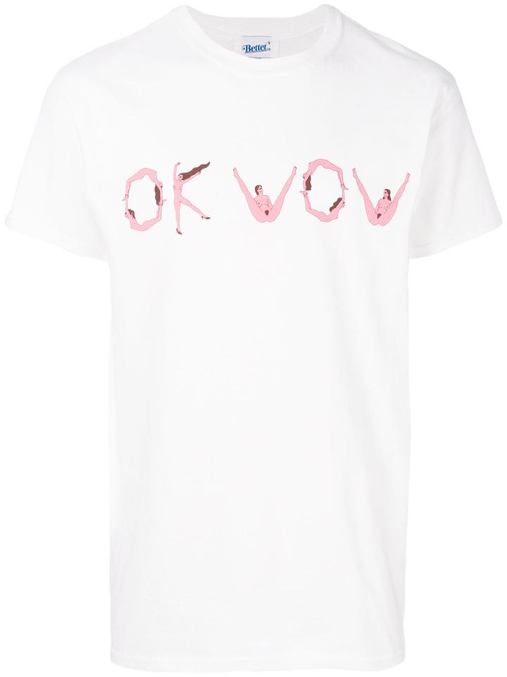 Better Ok Wow Tee - White
