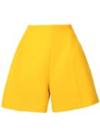 Nina Ricci Fitted Waist Shorts - Yellow & Orange