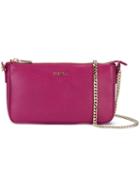 Furla Chain Strap Crossbody Bag, Women's, Pink/purple, Leather