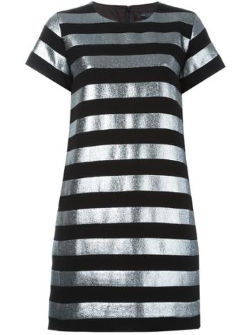 Marc By Marc Jacobs Striped T-shirt Dress - Black