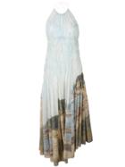 Pringle Of Scotland Gathered Landscape Dress - Unavailable