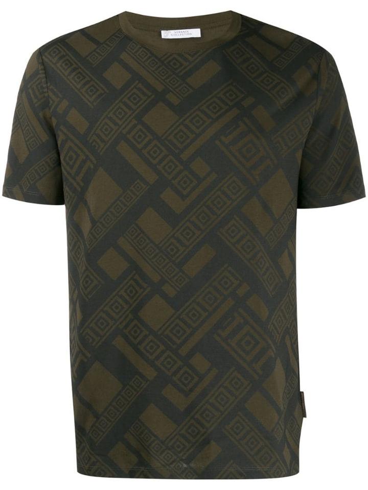 Versace Collection Greece Fantasy T-shirt - Green