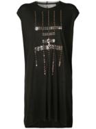 Rick Owens Lilies Sequin Pattern Sleeveless Dress - Black