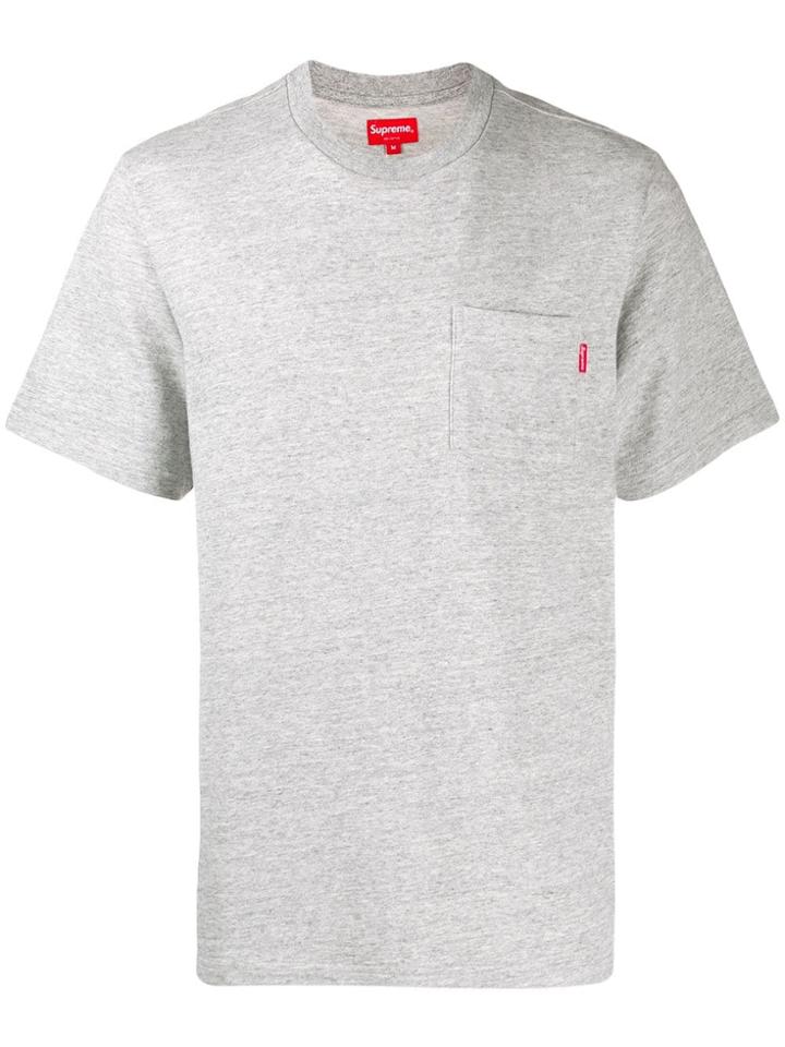 Supreme Ss Pocket Tee - Grey