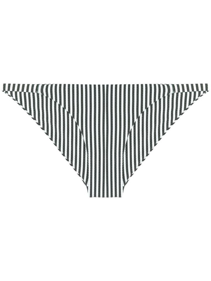 Asceno Simple Stripe Bikini Bottom - Green