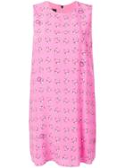 Boutique Moschino Piercing Print Dress - Pink