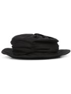 Y's 'twist Drape' Hat, Women's, Black, Cotton