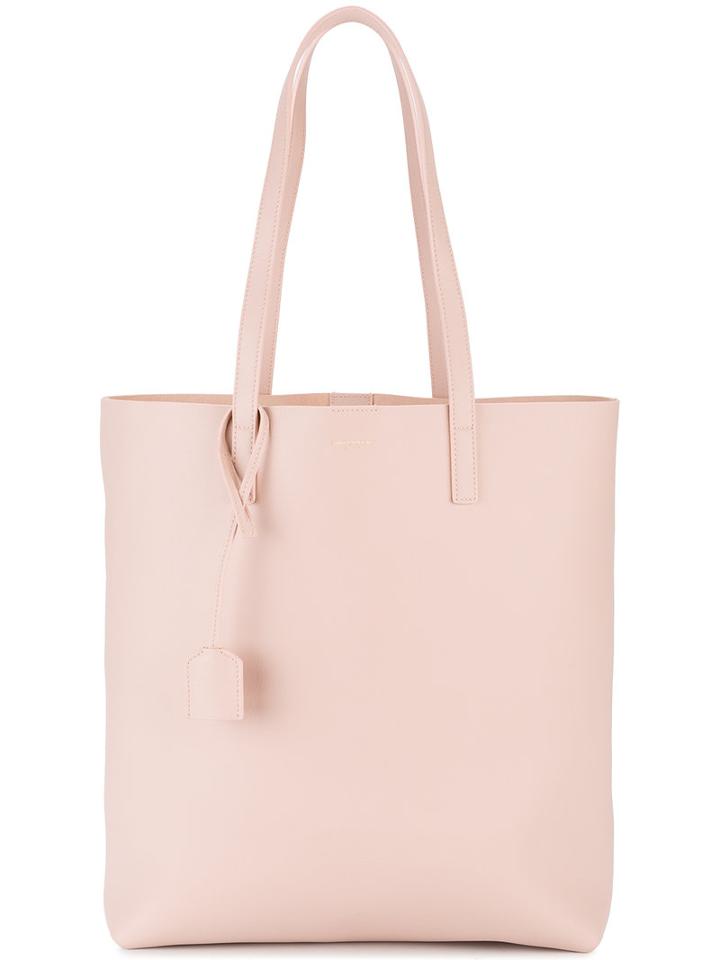 Saint Laurent - North South Tote Bag - Women - Leather - One Size, Pink/purple, Leather