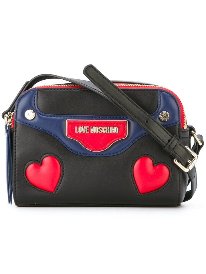 Love Moschino Heart Patch Crossbody Bag