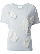 Christian Wijnants Kuna Top, Women's, Size: S, Blue, Cotton/viscose