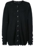 Uma Wang Destroyed Cardigan - Black