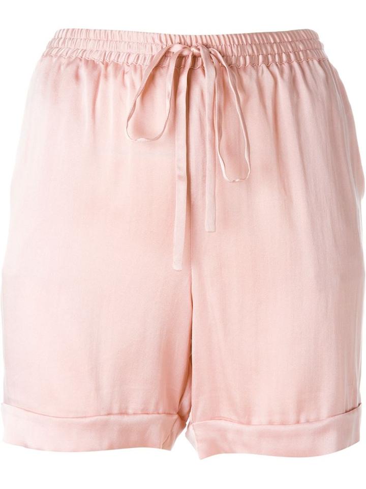 P.a.r.o.s.h. Safira Shorts, Women's, Pink/purple, Silk/spandex/elastane