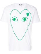 Comme Des Garçons Play Print T-shirt - White