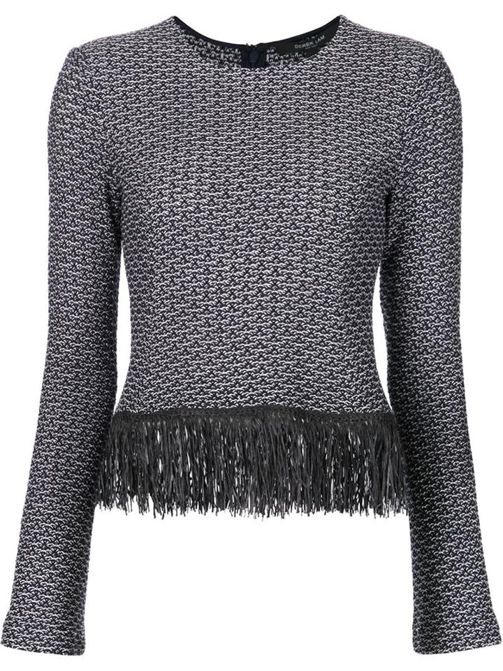 Derek Lam Fringed Crochet Top