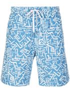 Onia Onia Ms0872 Tribal Marks Synthetic->polyester - Blue