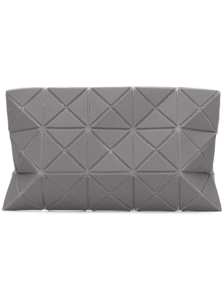 Bao Bao Issey Miyake Geometric Clutch Bag - Grey