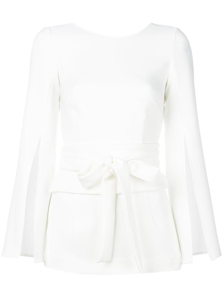 P.a.r.o.s.h. Bow Tie Blouse - White