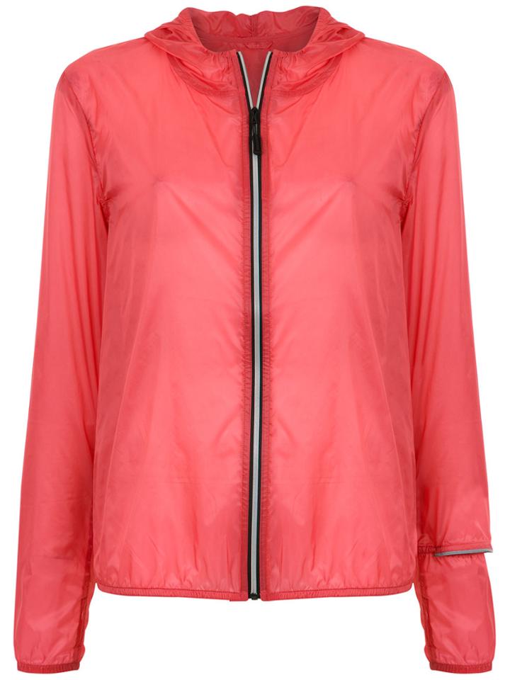 Track & Field Hooded Wind Breaker - Pink & Purple